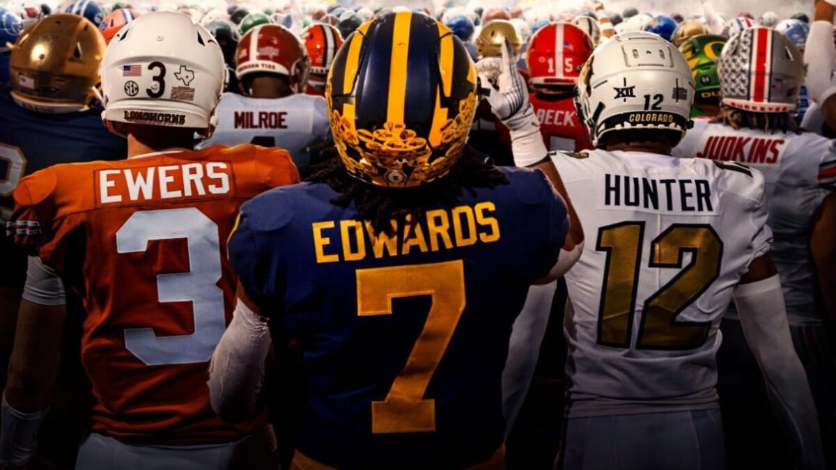 Ewers, Edwards, and Hunter in College Football 25